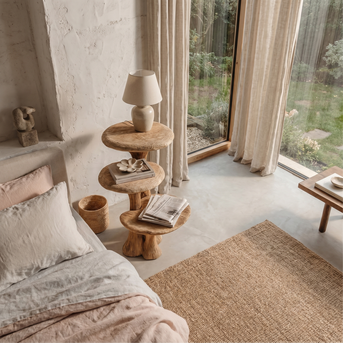 Organic Sculptural Nightstand