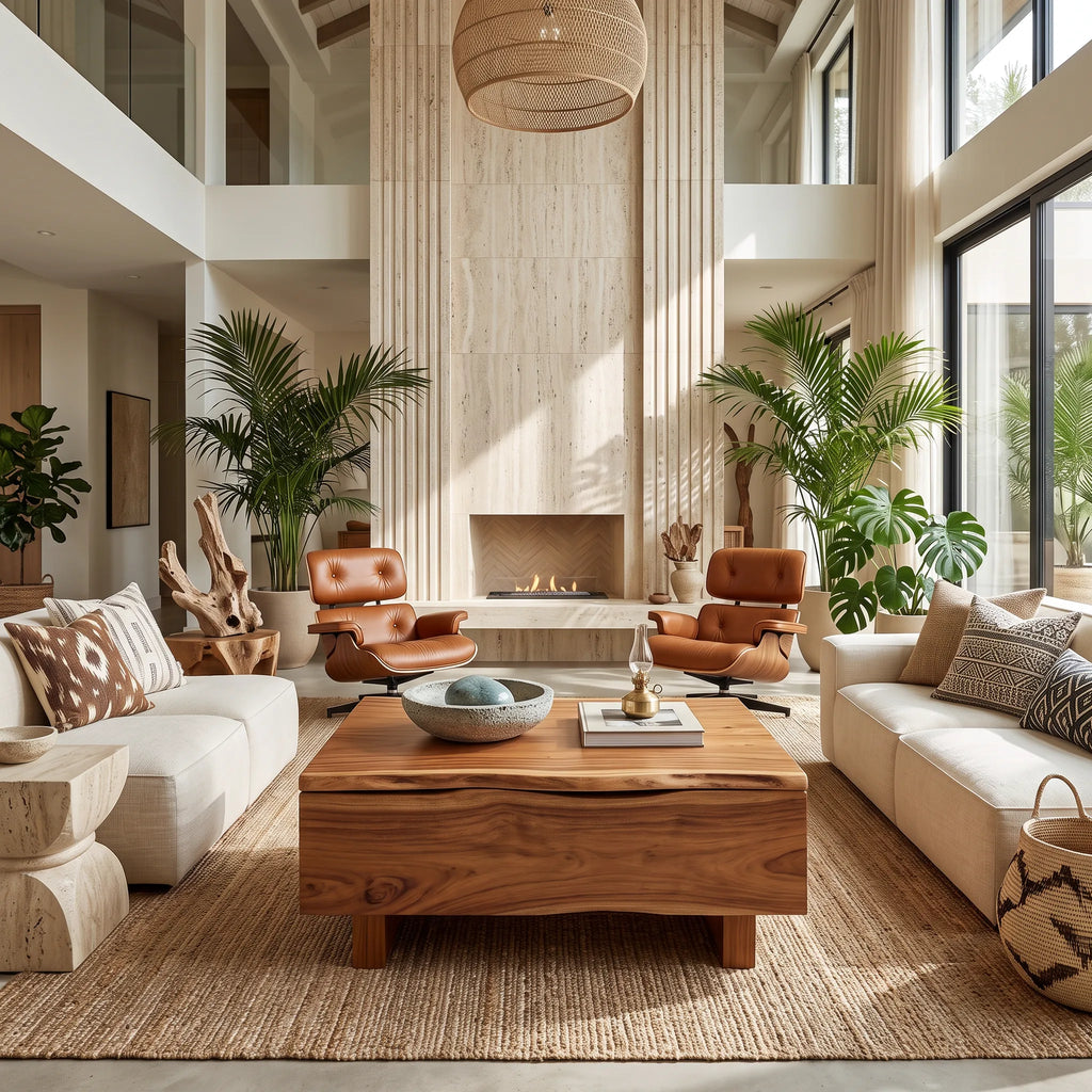 Organic Modern Lift Top Coffee Table Reading Lounge