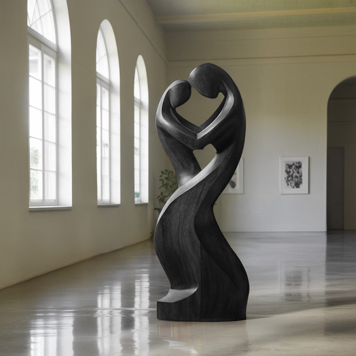 Handcrafted Abstract Sculpture For Furniture Wall Decor