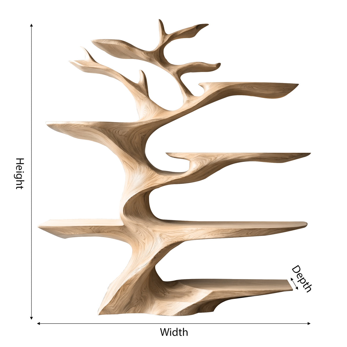 Elarion Sculptural Tree Wine Rack