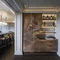 Modern Bar Cabinet With Wine Storage For Dining Room
