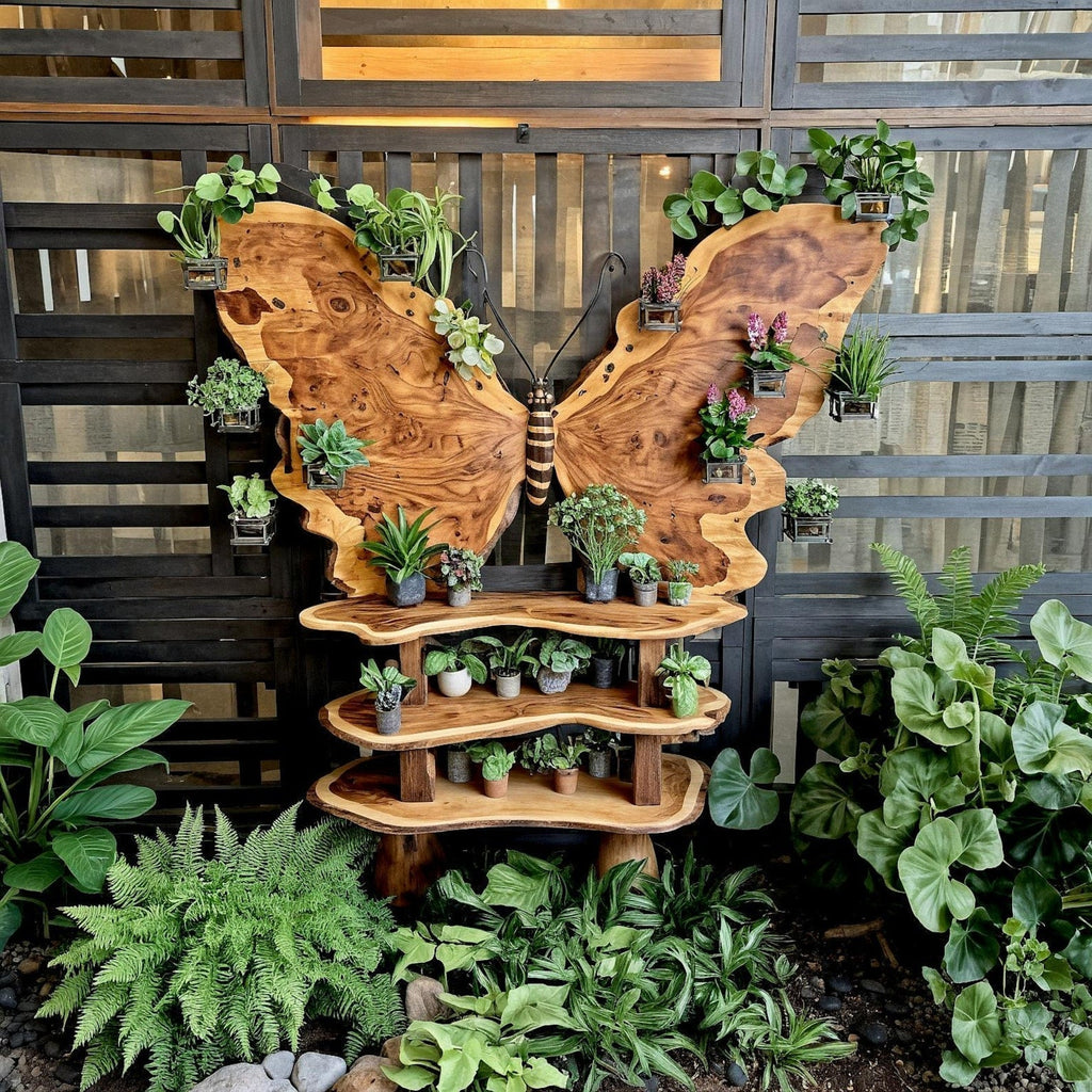 Bohemian Boho Lifestyle Wooden Butterfly Shaped Wall Art For Home Decor And Unique Gift Ideas