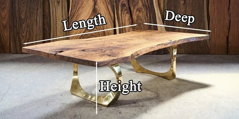 Live Edge Dining Table Kitchen Table Decor Home Gift