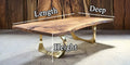 Live Edge Dining Table Kitchen Table Decor Home Gift