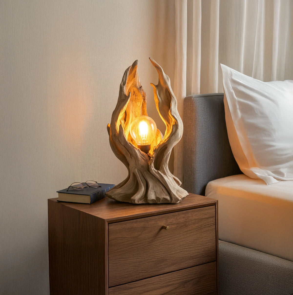 Tree Driftwood Table Lamp