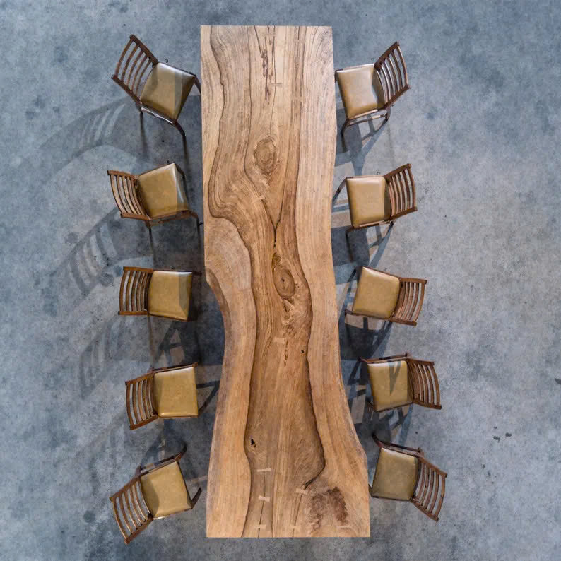 Live Edge Dining Table Kitchen Table Decor Home Gift