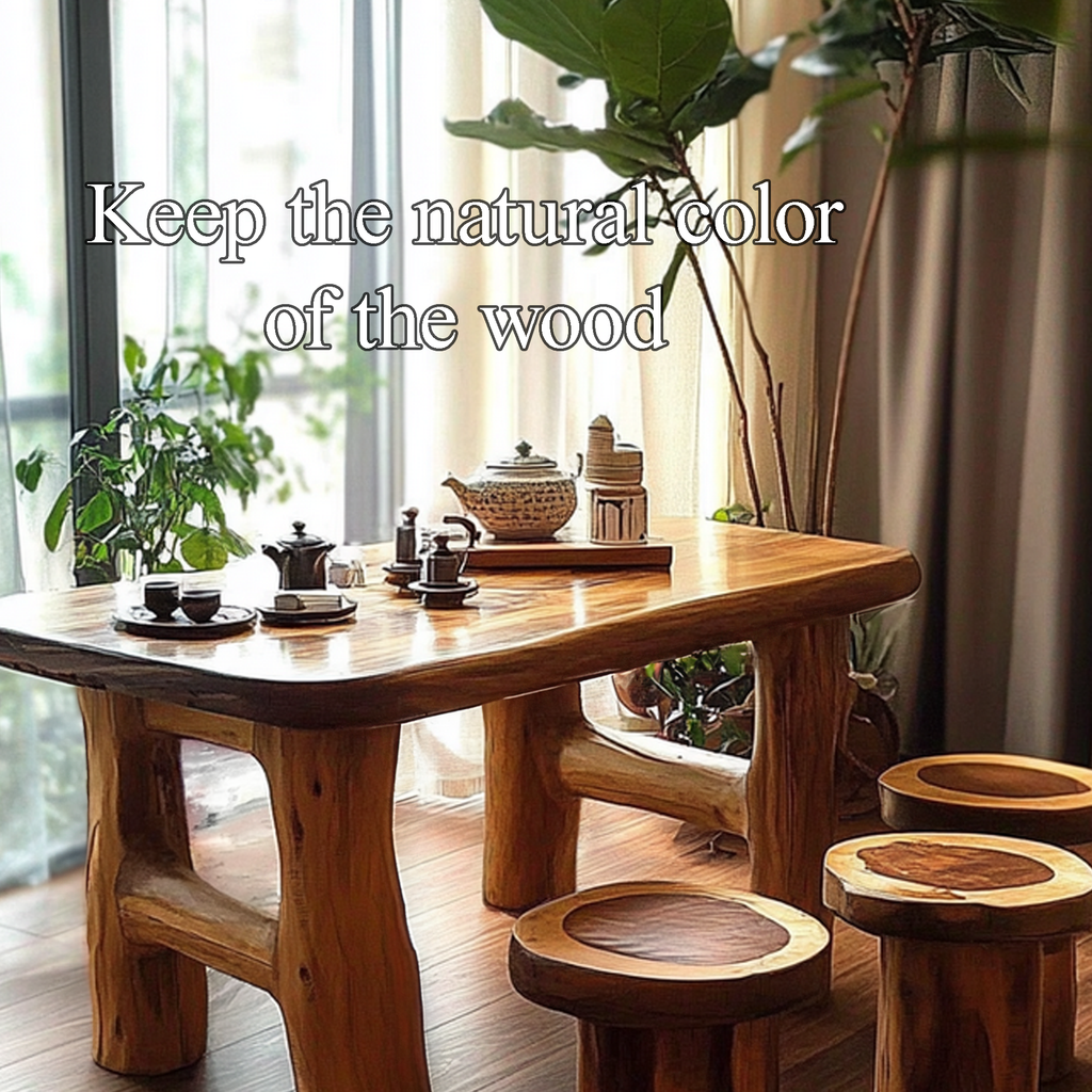 Handmade Table Set Tea Table Set Rustic Decor Living Room Gift