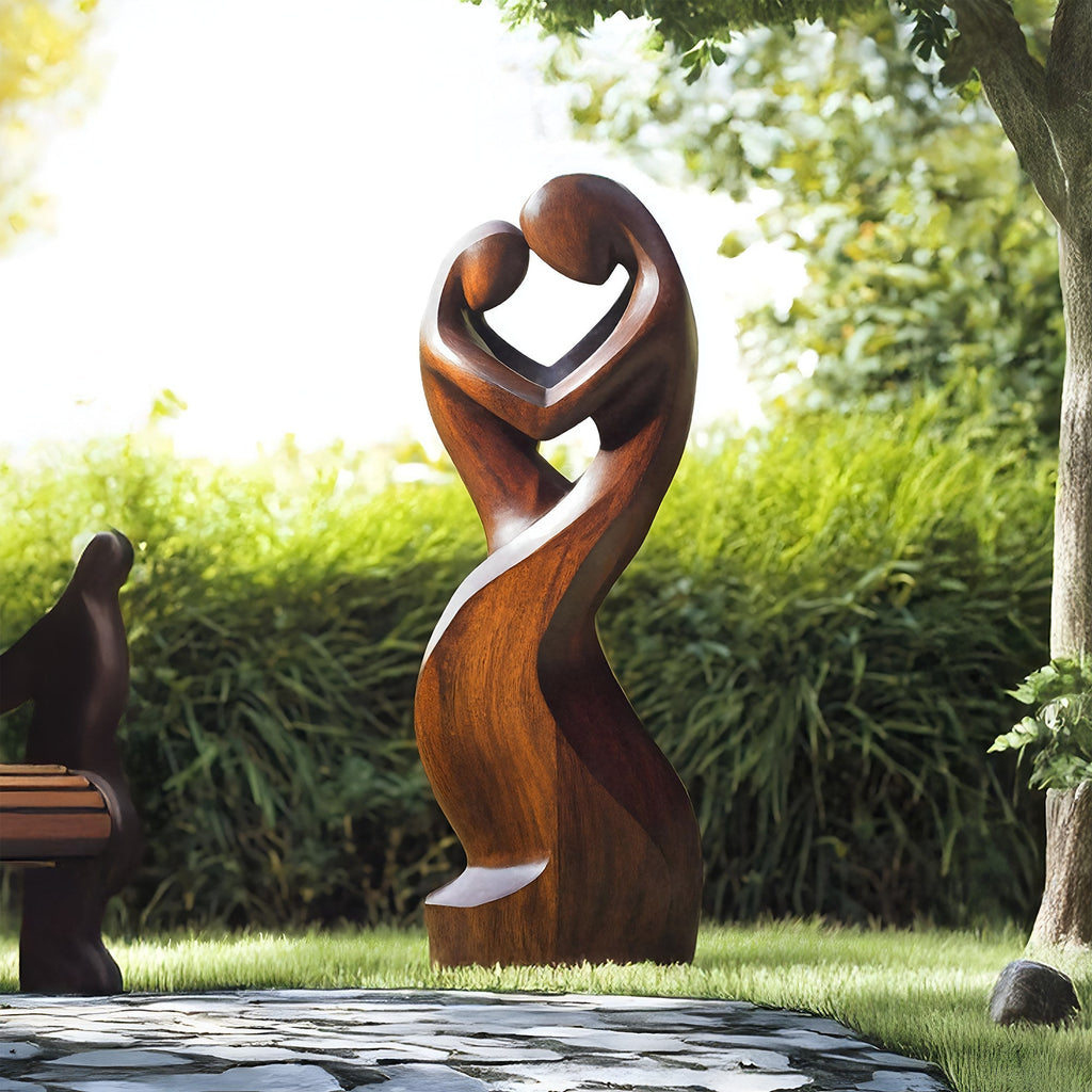 Handcrafted Abstract Sculpture For Furniture Wall Decor