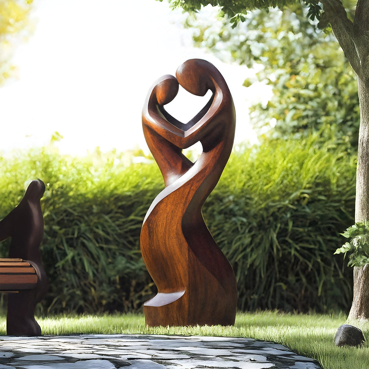 Handcrafted Abstract Sculpture For Furniture Wall Decor