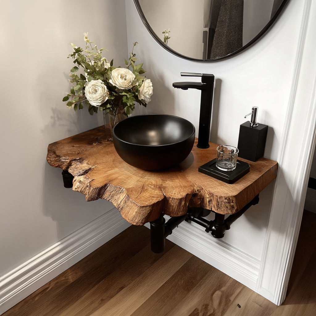 Mid-Century Floating Shelf