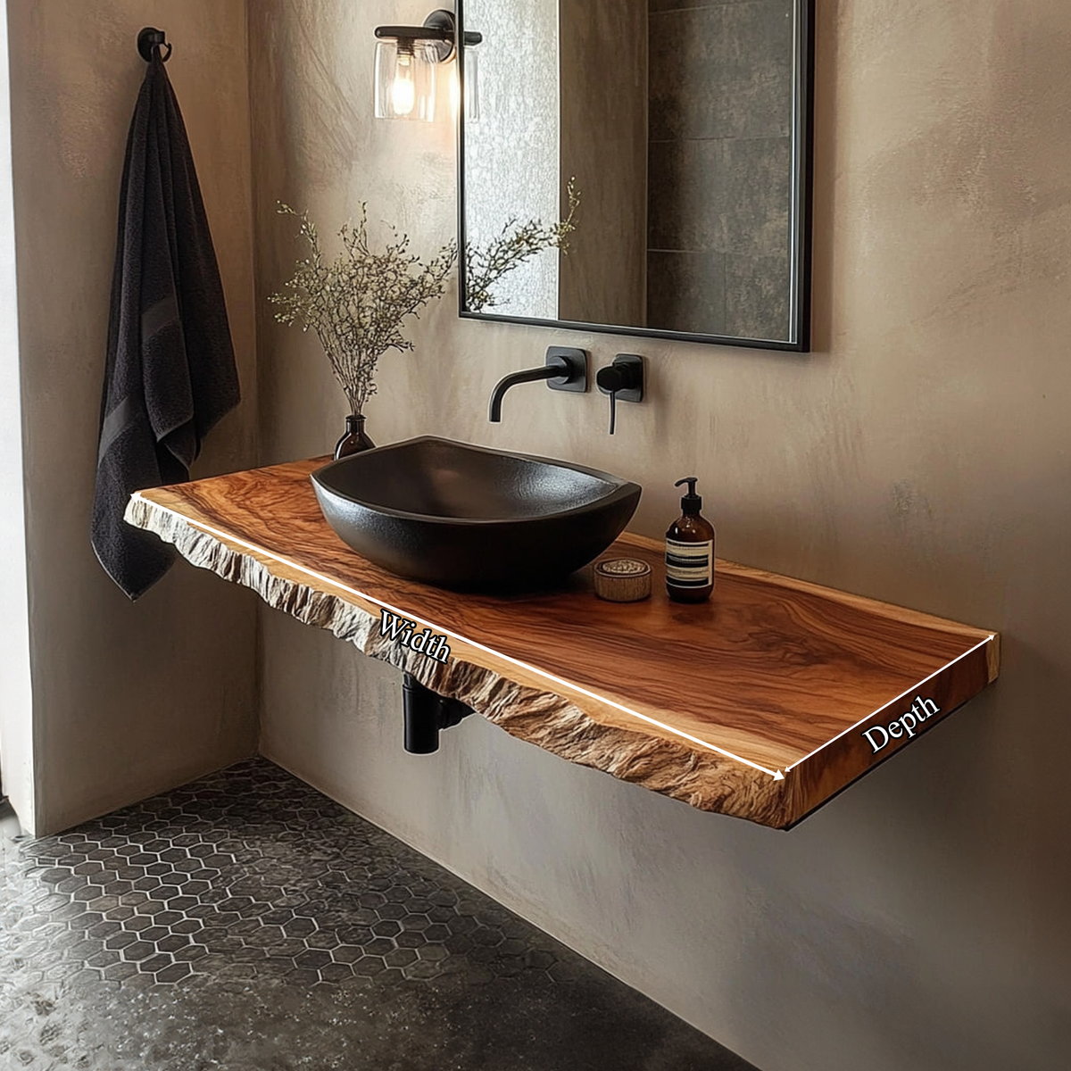 Mid Century Bathroom Vanity Shelf Modern Bathroom Interior