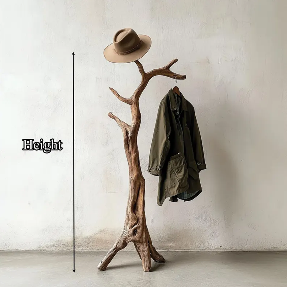 Rustic Wall Coat Rack
