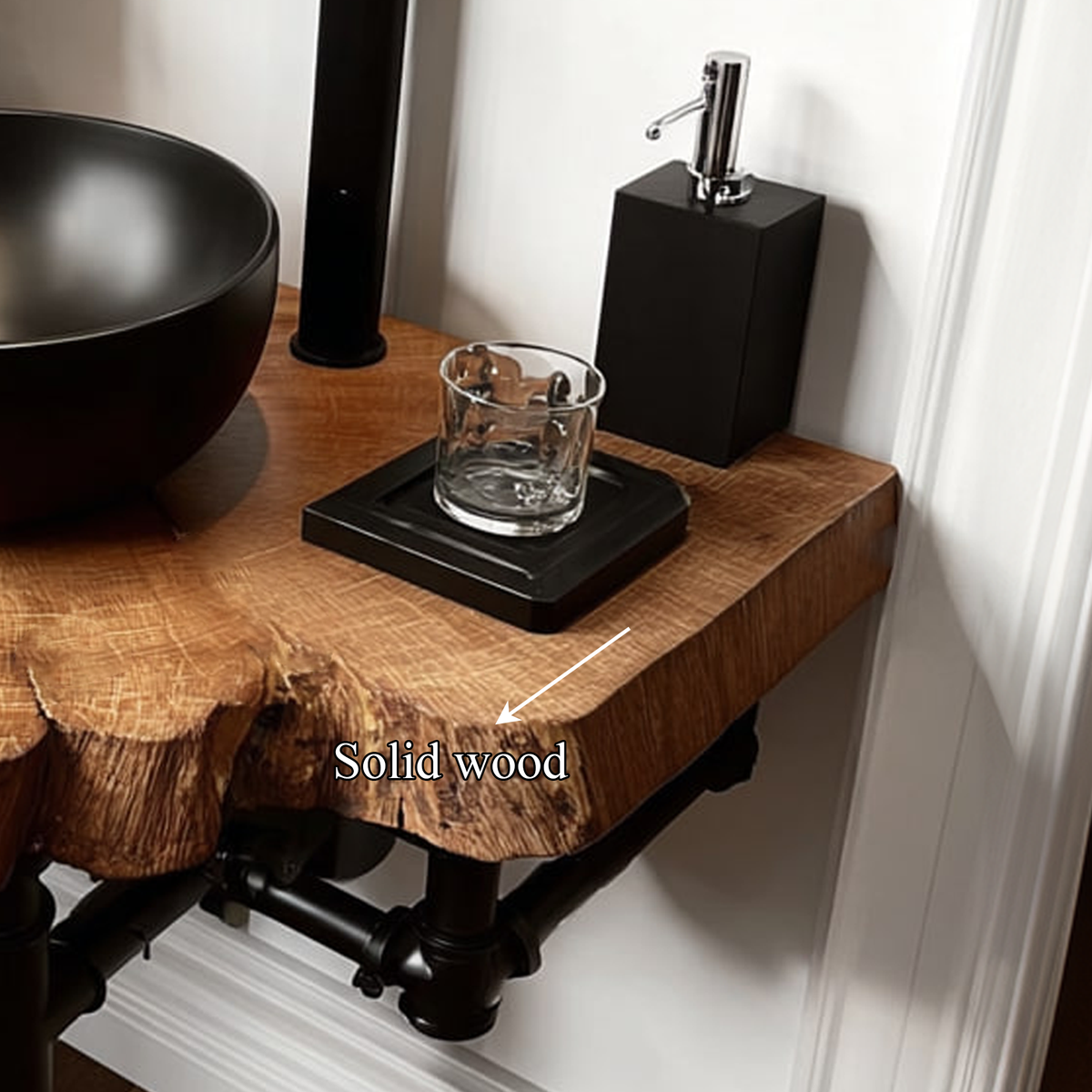Mid-Century Floating Shelf