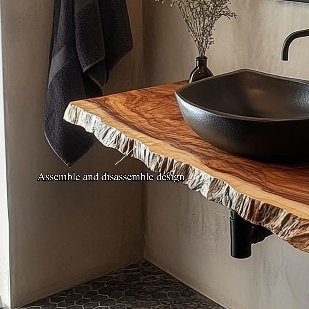 Mid Century Bathroom Vanity Shelf Modern Bathroom Interior