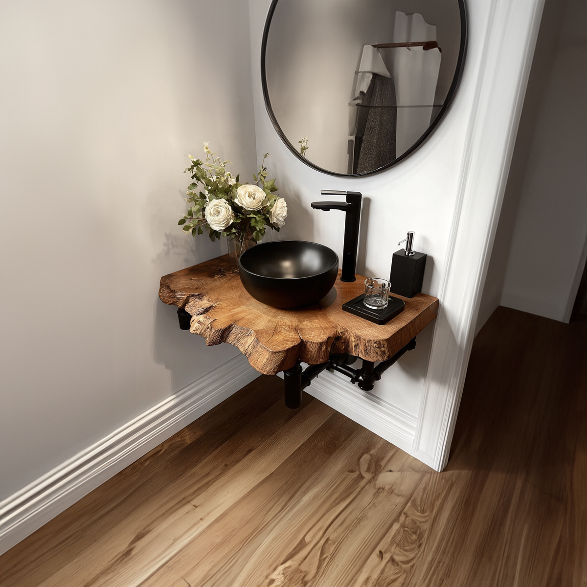 Mid-Century Floating Shelf