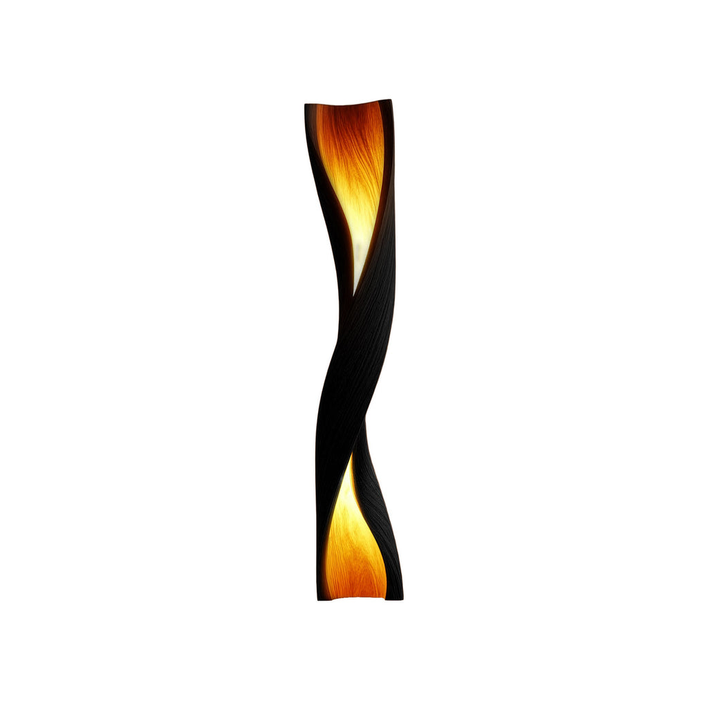 Zerathis Sculpted Integrated LED Wood Floor Lamp