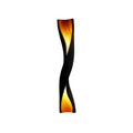 Zerathis Sculpted Integrated LED Wood Floor Lamp