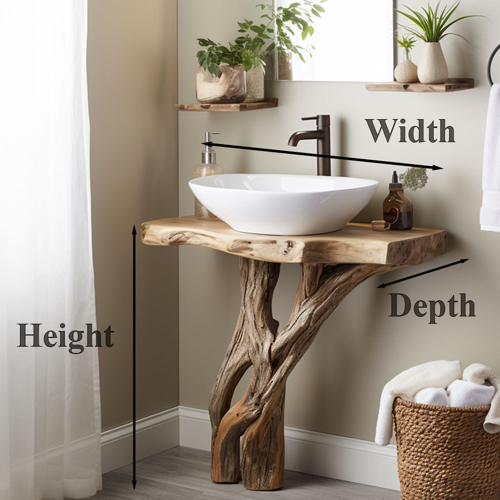 Handcrafted Bathroom Vanity – Style 2