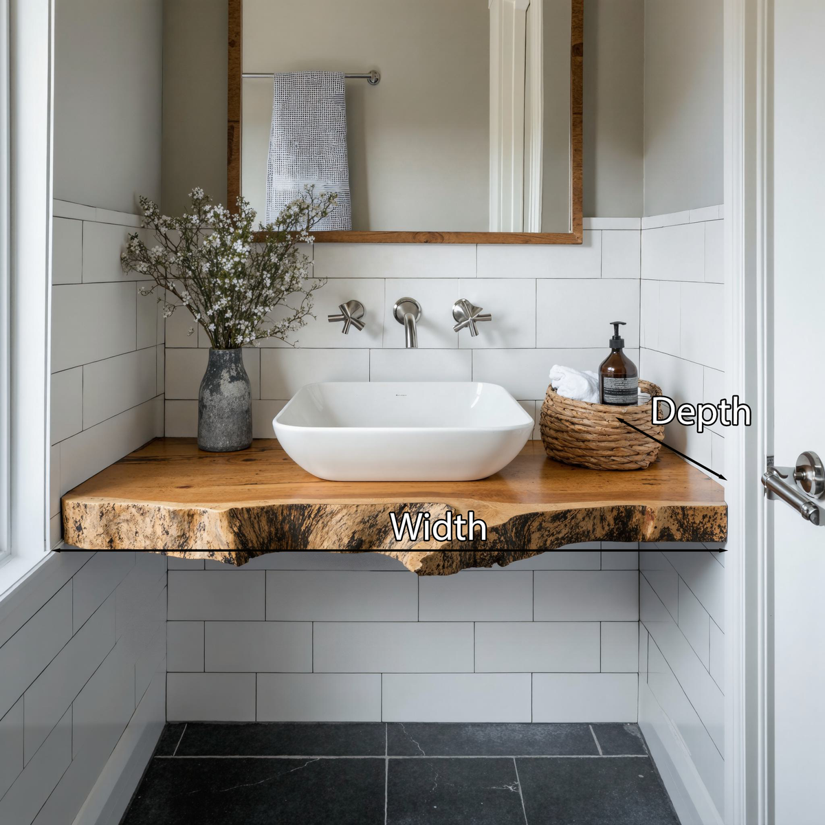 Handcrafted Solid Wood Vanity Local Store Pick