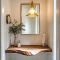 Handcrafted Wooden Vanity Bathroom Design Ideas