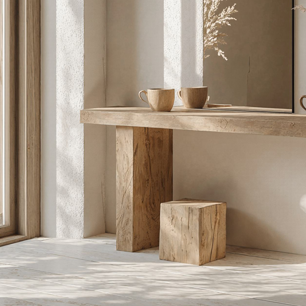 Woodworking Console Table Farmhouse