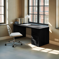 Modern Minimal Desk With Drawers For Home Office
