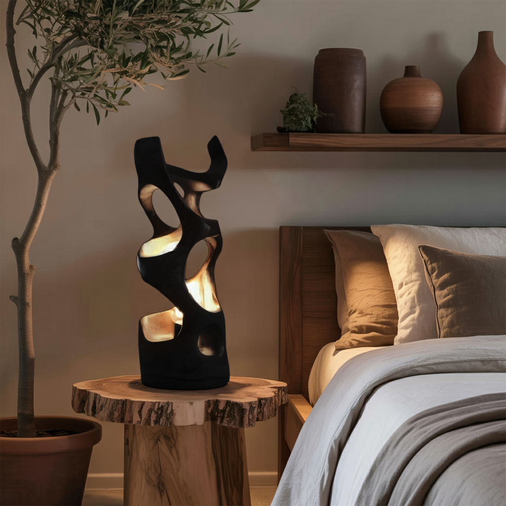 Modern Abstract Table Lamp For Bedroom Or Living Room