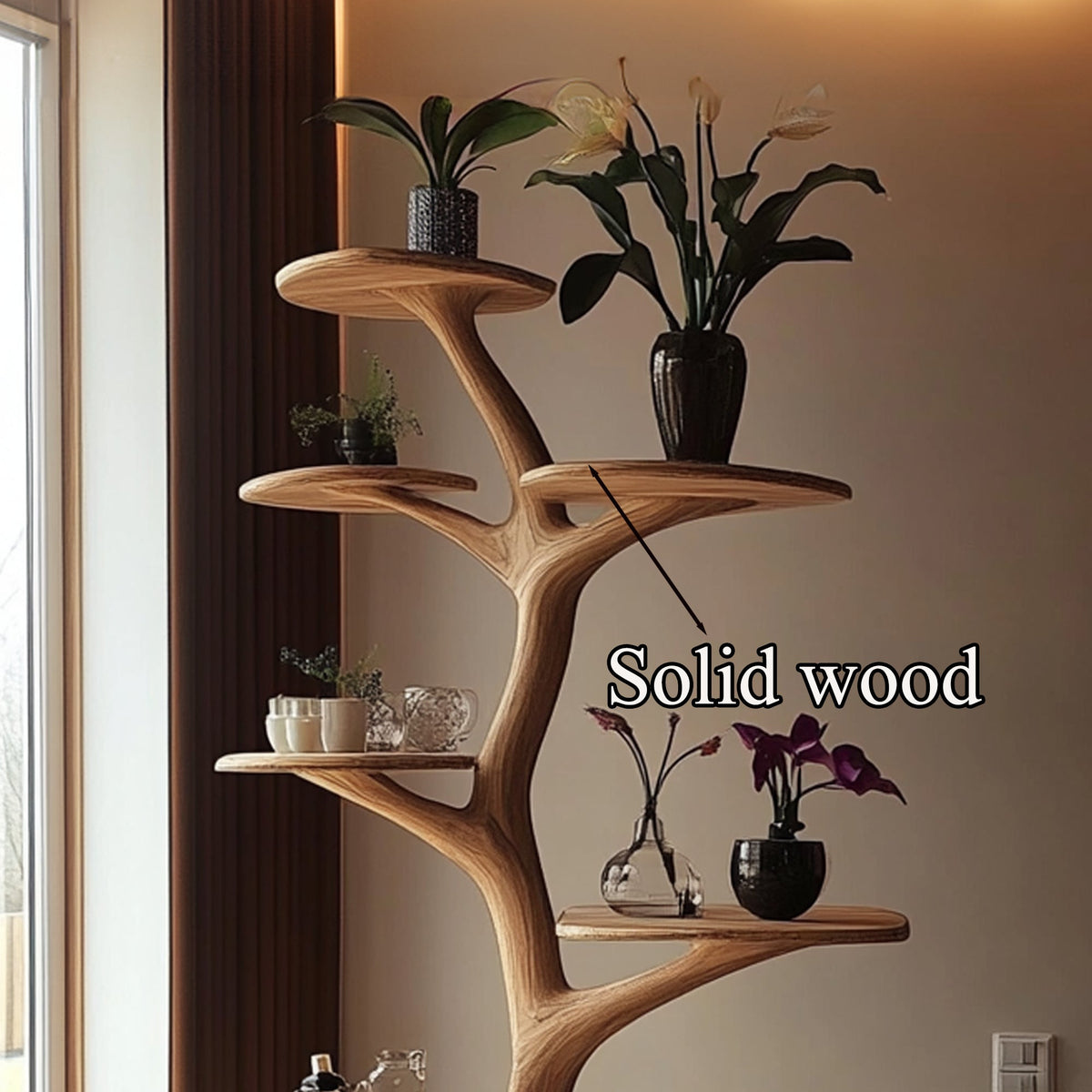 Nature Solid Wood Tree Tower Tree Cat Tree Gift Cat