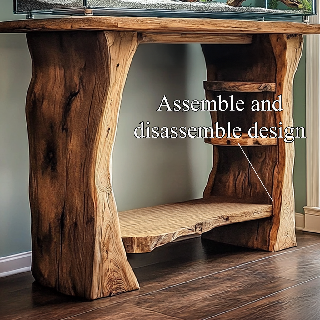 Custom Fish Tank Live Edge Aquarium Decor Living Room Gift