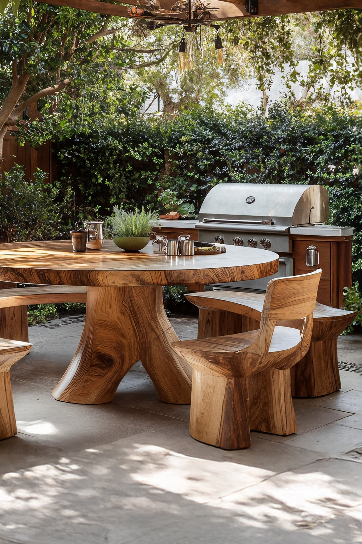 Farmhouse Style Dining Table For Warm Kitchen Vibes