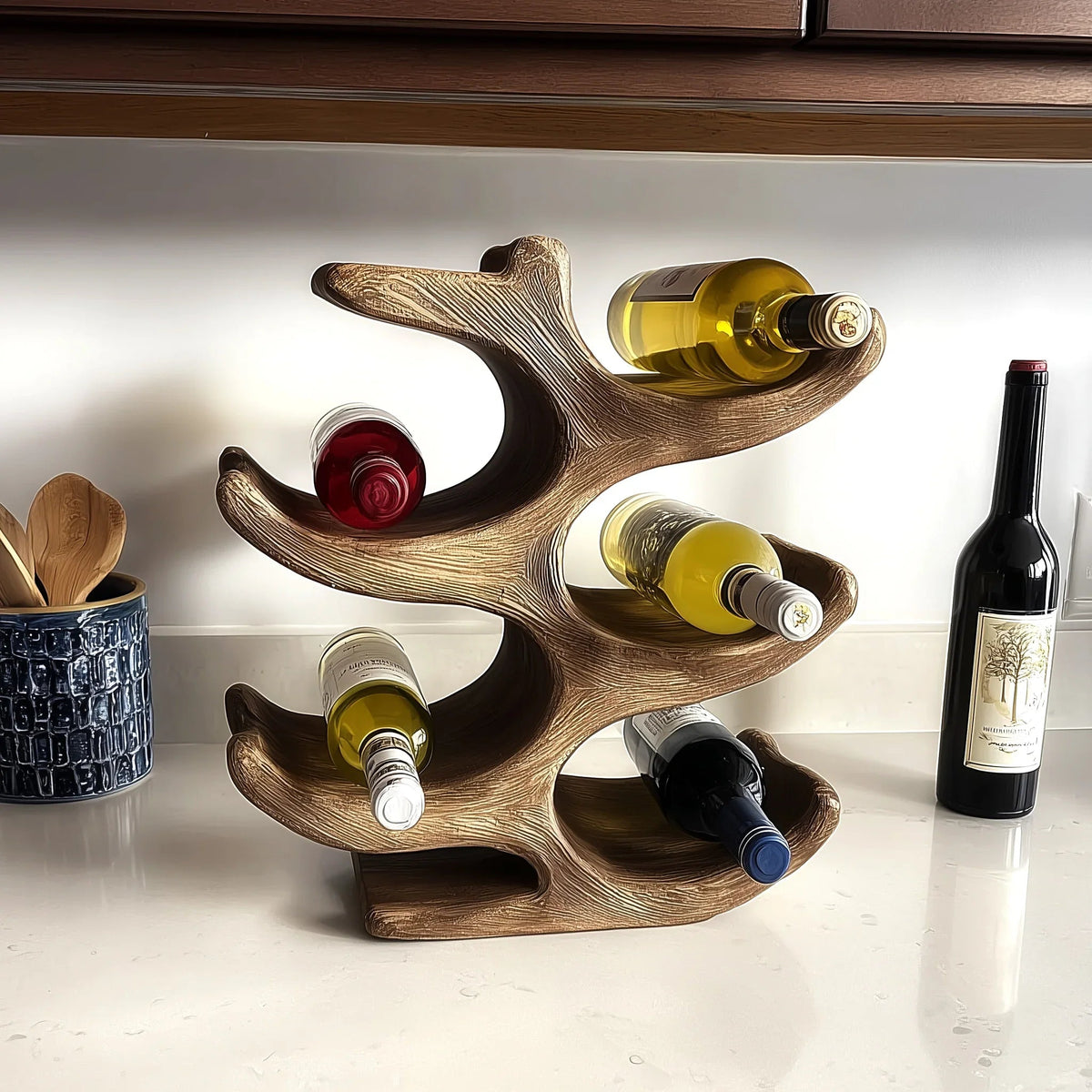 Tree Trunk Wine Rack