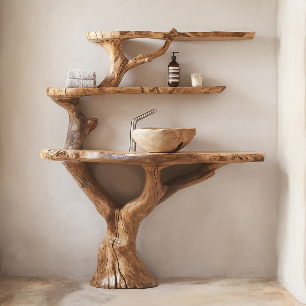 Live Edge Vanity Bathroom