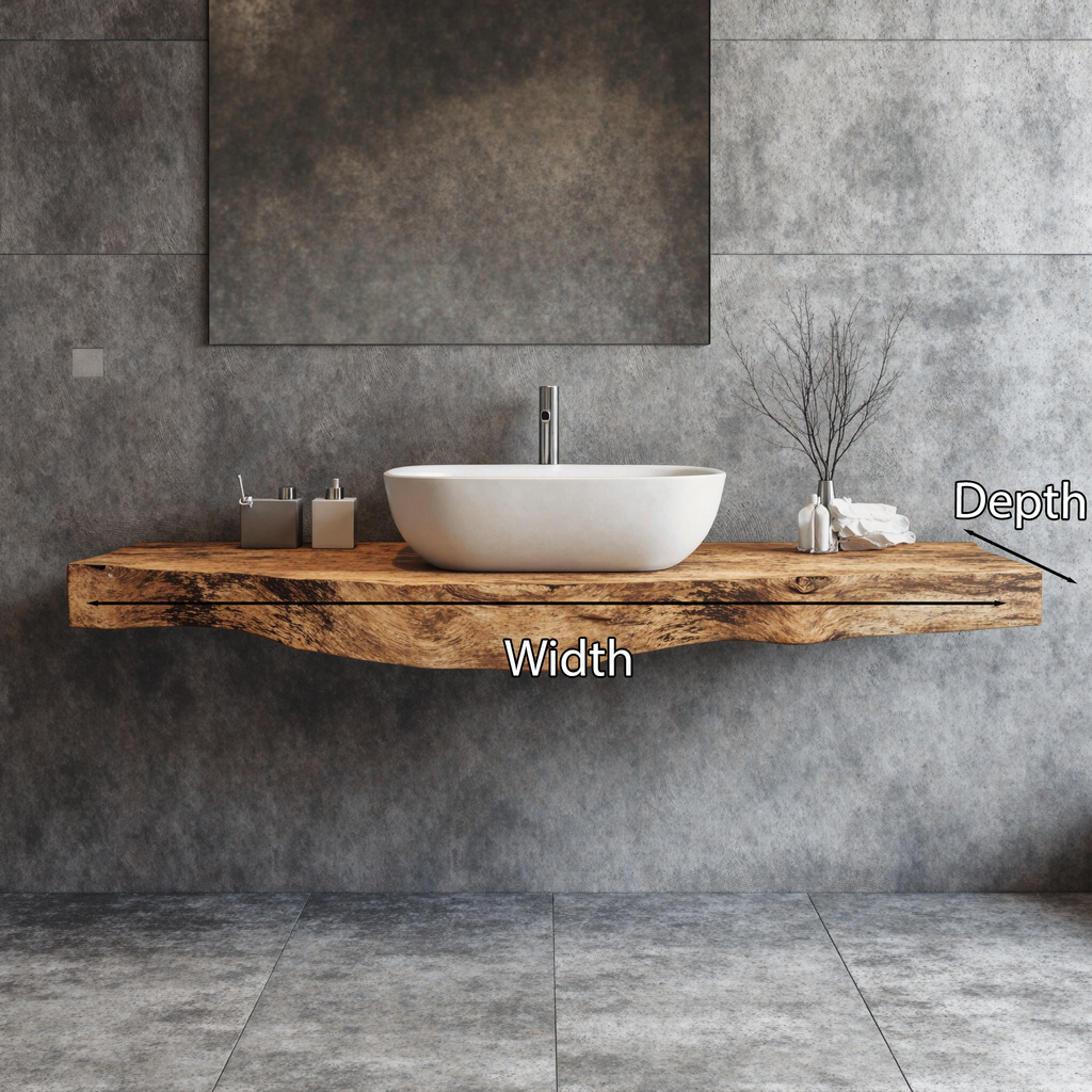 Farmhouse Solid Wood Vanity Luxury Bathroom