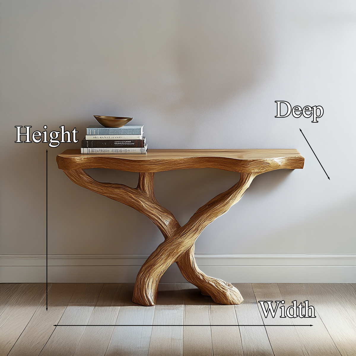 Handcrafted Console Shelf Unique Design Home Decor Housewarming Gifts