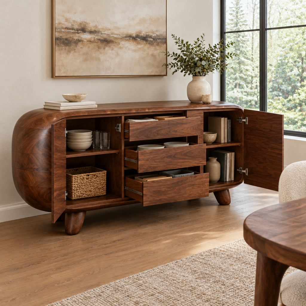 Atelier Pebble Sideboard in use