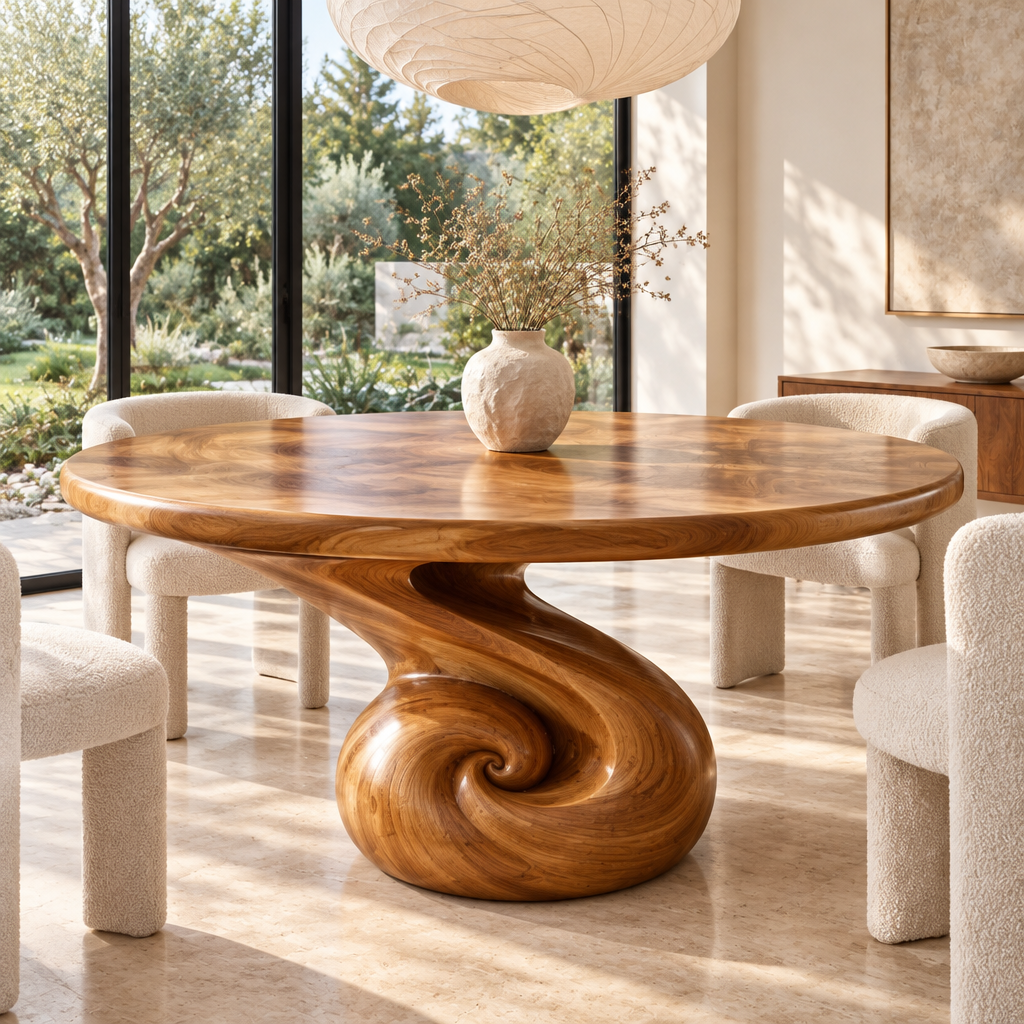 Haven Nautilus Round Dining Table