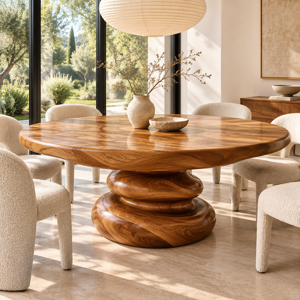 Haven Ripple Ring Round Dining Table