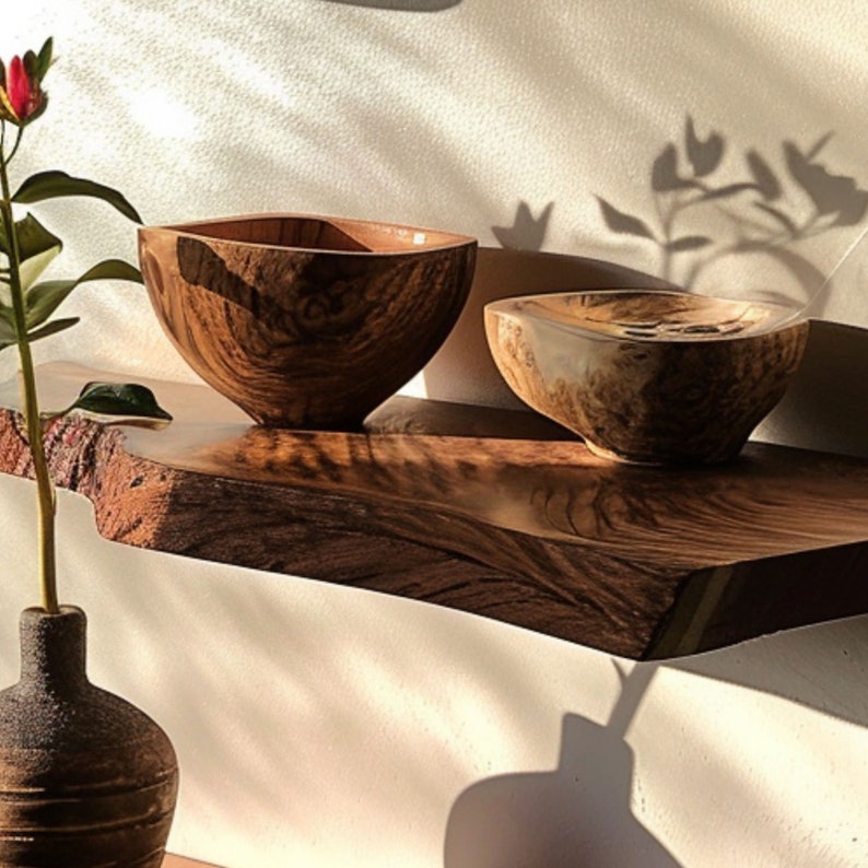 Live Edge Floating Shelves