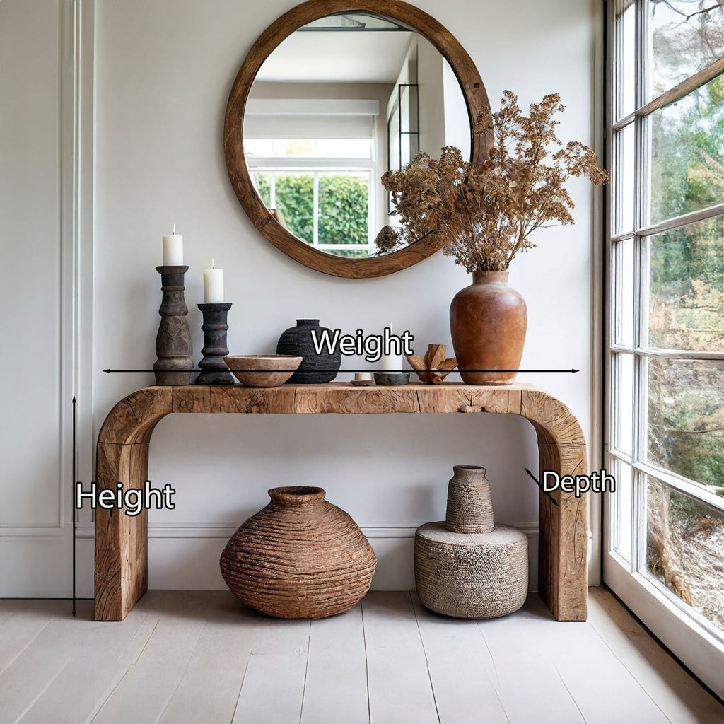 Reclaimed Entryway Table Decor