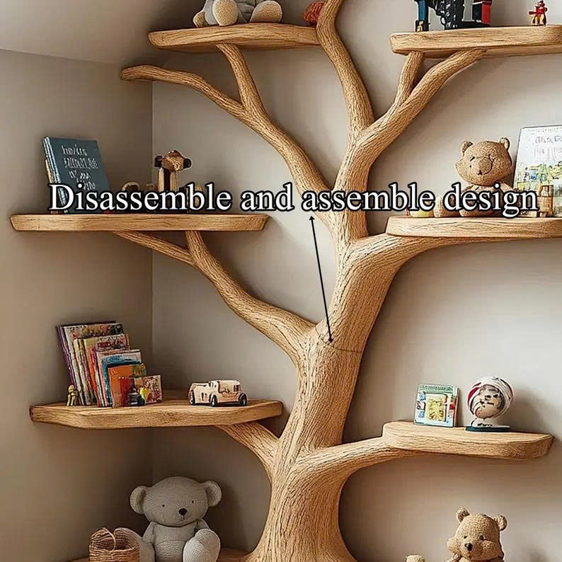 Kids Tree Bookshelf Handmade Decor Home Gift