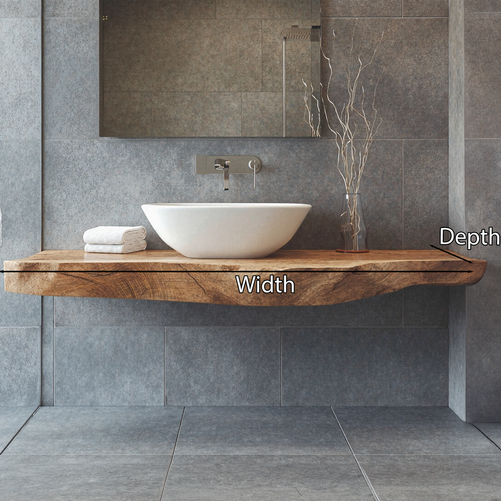 Handcrafted Wooden Vanity Custom Bathroom Fit