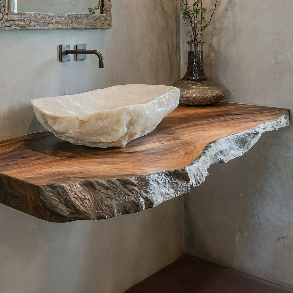 Handcrafted Solid Wood Bathroom Vanity