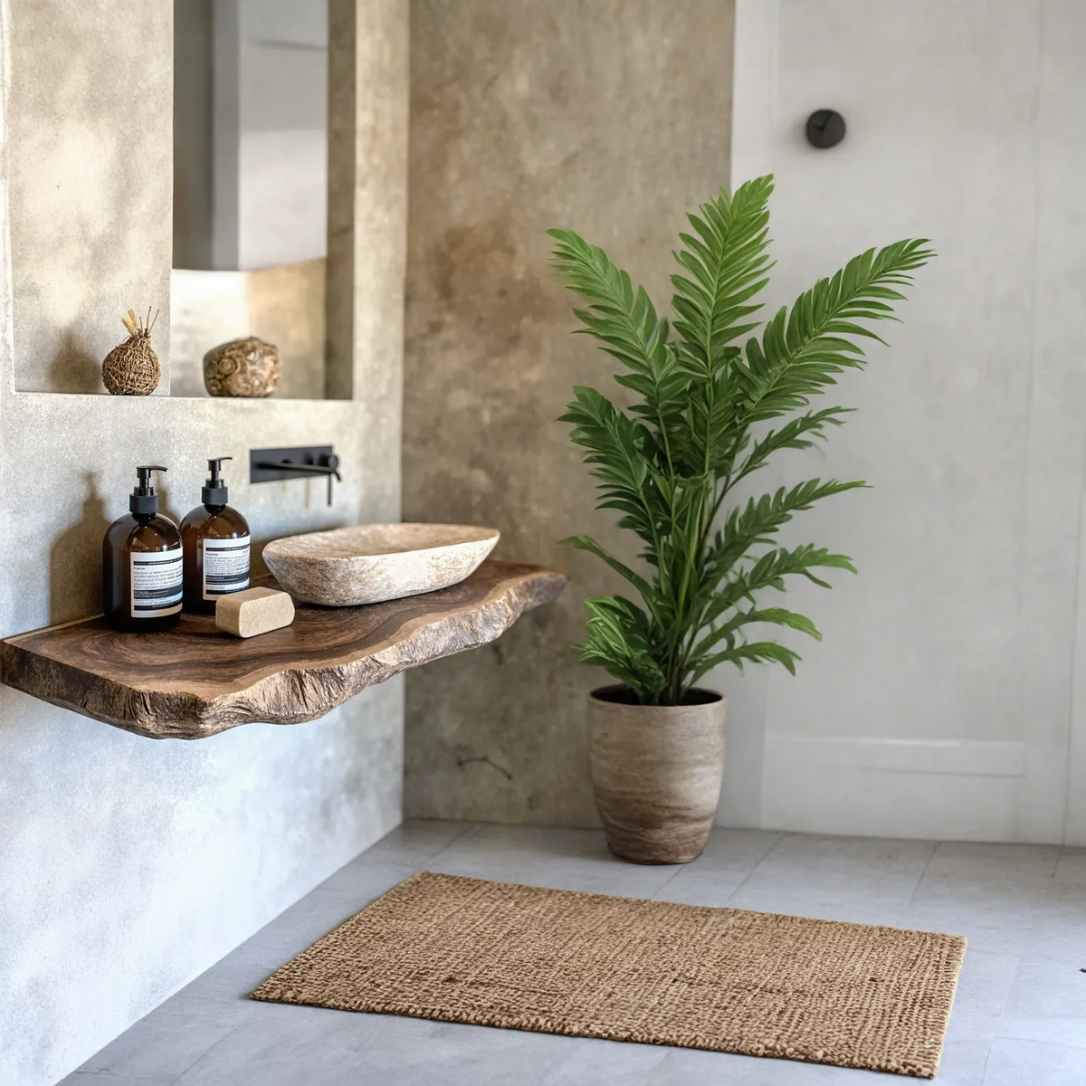 Live Edge Bathroom Vanity