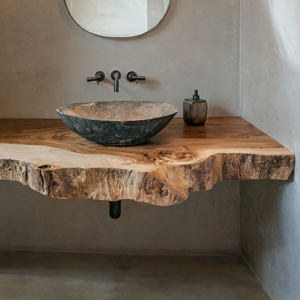 Handcrafted Solid Wood Vanity Bathroom Furniture