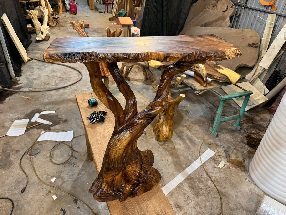 Handmade Halloween Console Table Driftwood Table
