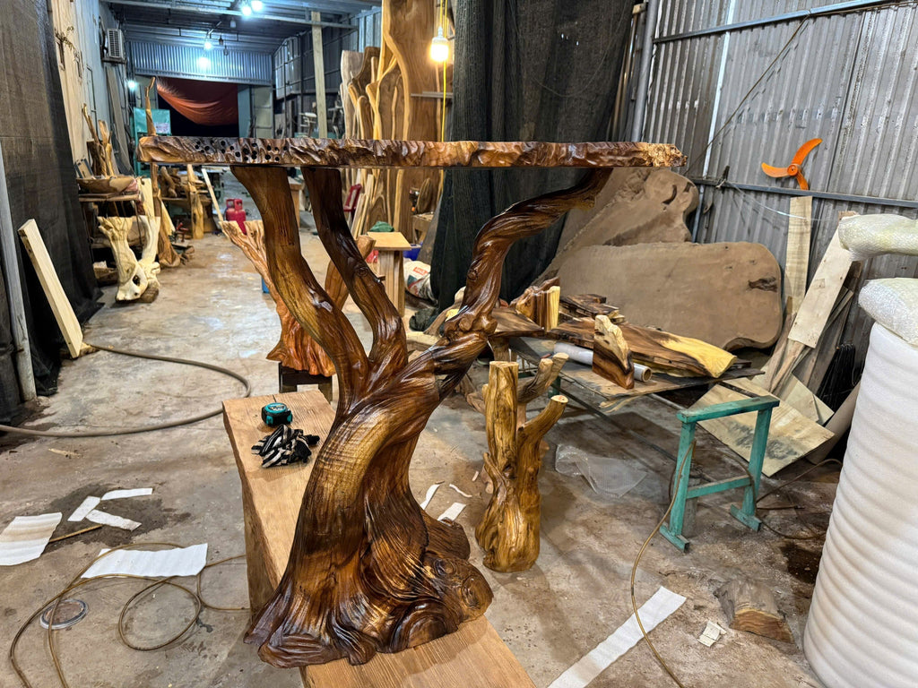 Handmade Halloween Console Table Driftwood Table