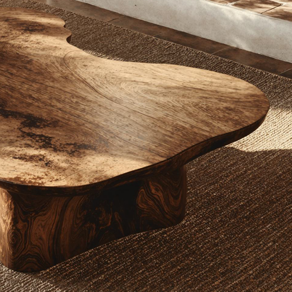Handcrafted Wood Coffee Table Sofa Table