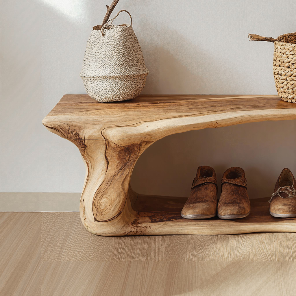 Farmhouse Solid Wood Entry Shoe Bench With Storage, 32 To 60 Inch