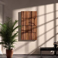 Piano Coat Rack, Wall Mount Oak and Walnut Coat Hooks for Hallway