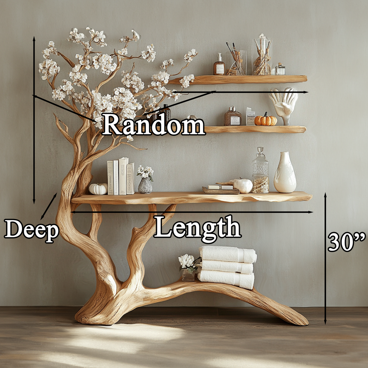 Handmade Halloween Console Table Wall Mounted Table